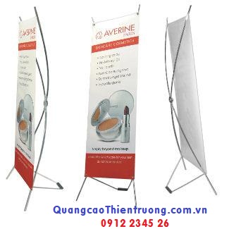 Kệ X - Standy - Standee - X banner A5